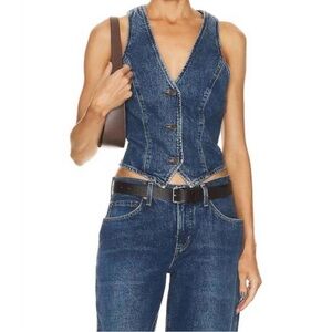 NWT Agolde Denim Vest Top
